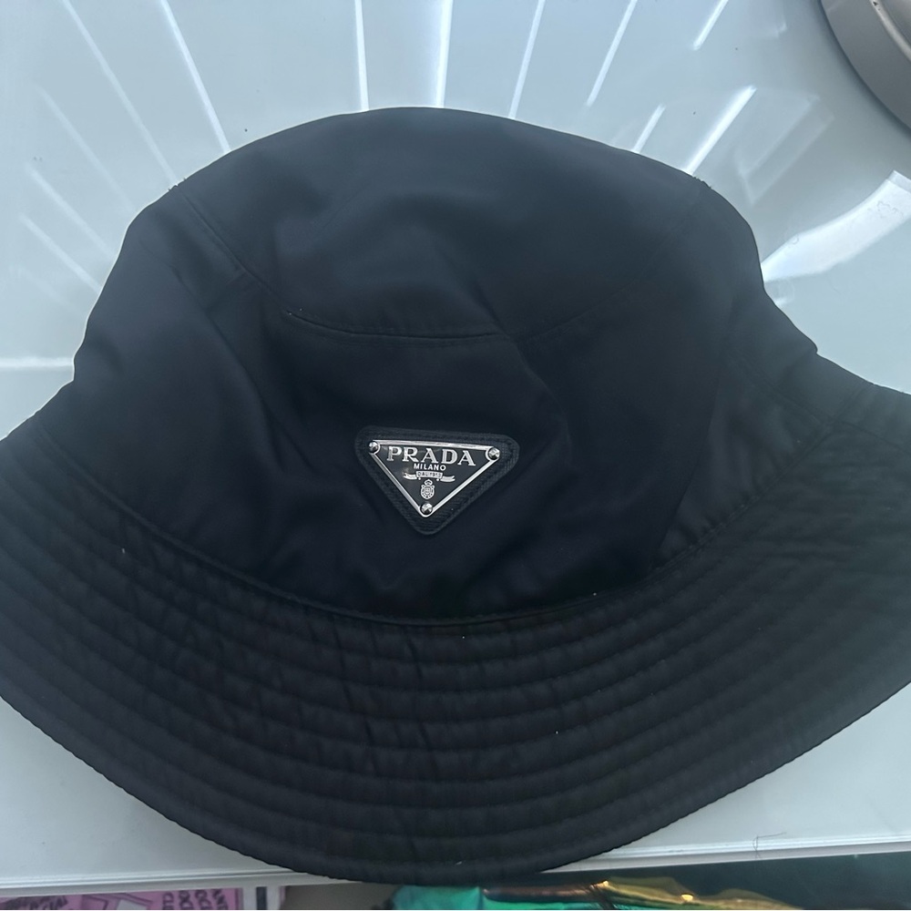 Prada Classic Black Bucket Hat